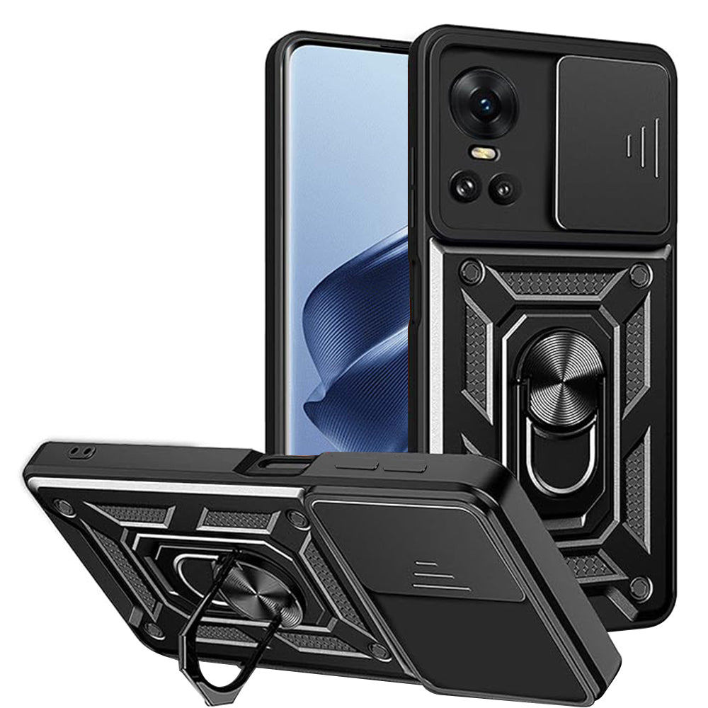 Futrola za Oppo Reno10 / Reno10 Pro, Techsuit, CamShield, Crna