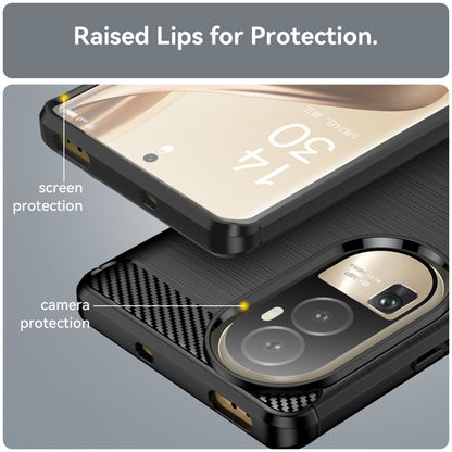 Futrola za Oppo Reno10 / Reno10 Pro, Techsuit, Karbon, Crna