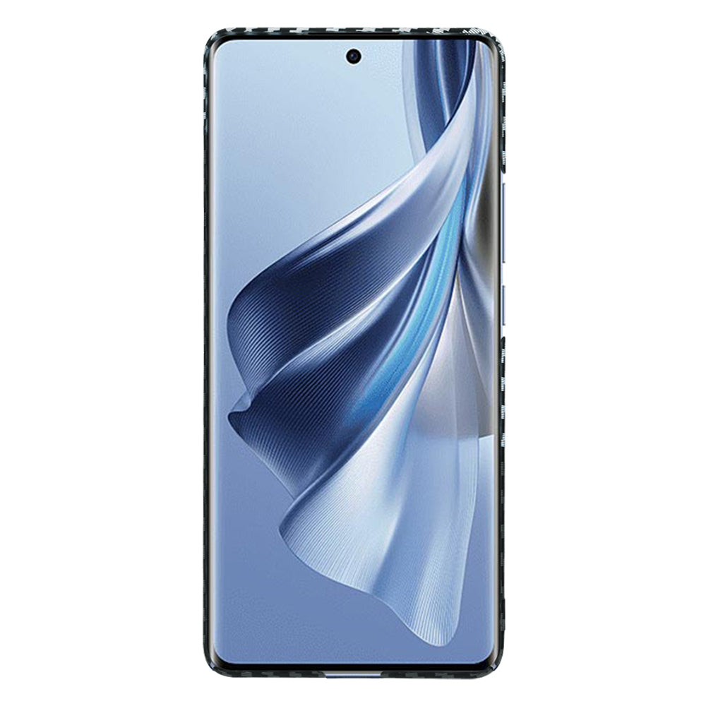 Futrola za Oppo Reno10 / Reno10 Pro, Techsuit, Carbonite FiberShell, Crno Siva