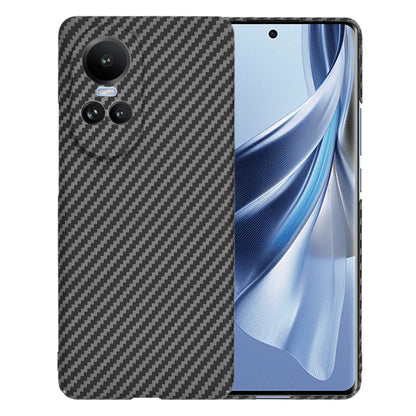 Futrola za Oppo Reno10 / Reno10 Pro, Techsuit, Carbonite FiberShell, Crna