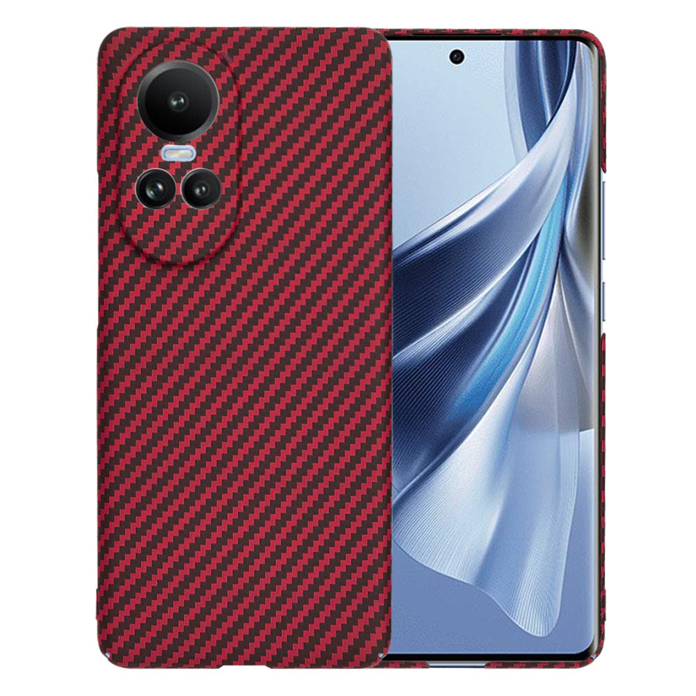 Futrola za Oppo Reno10 / Reno10 Pro, Techsuit, Carbonite FiberShell, Crvena