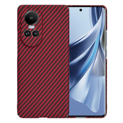 Futrola za Oppo Reno10 / Reno10 Pro, Techsuit, Carbonite FiberShell, Crvena