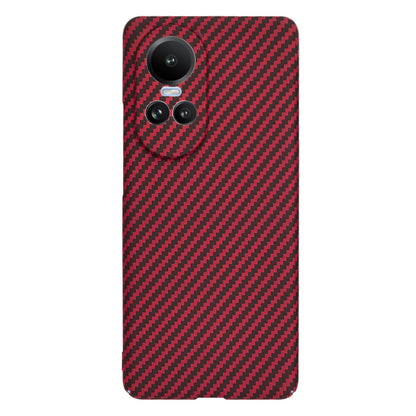 Futrola za Oppo Reno10 / Reno10 Pro, Techsuit, Carbonite FiberShell, Crvena