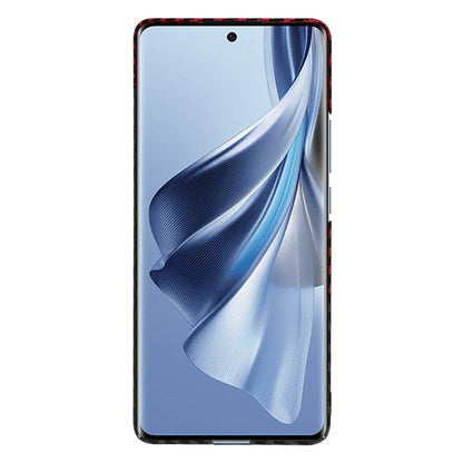 Futrola za Oppo Reno10 / Reno10 Pro, Techsuit, Carbonite FiberShell, Crno Crvena