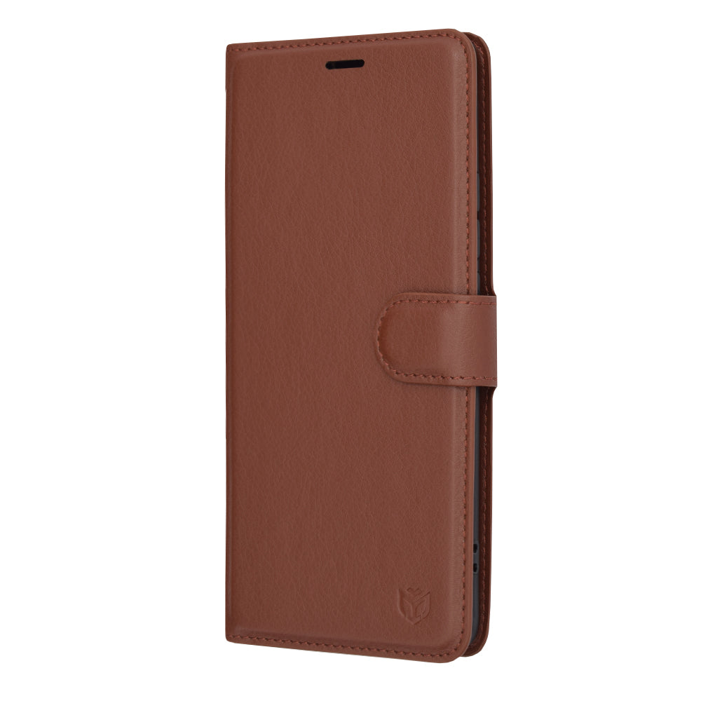 Futrola za Oppo Reno10 / Reno10 Pro, Techsuit, Leather Folio, Braon