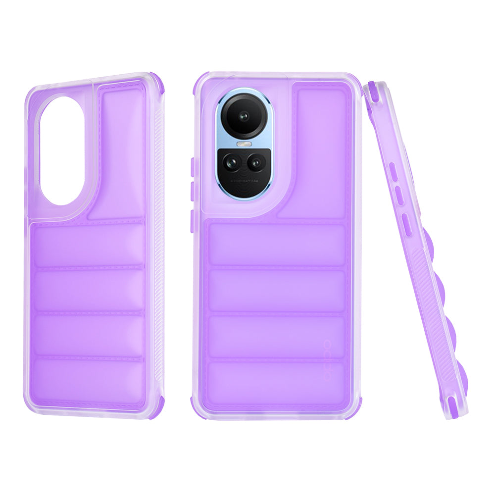 Futrola za Oppo Reno10 / Reno10 Pro, Techsuit, Wave Shield, Ljubičasta