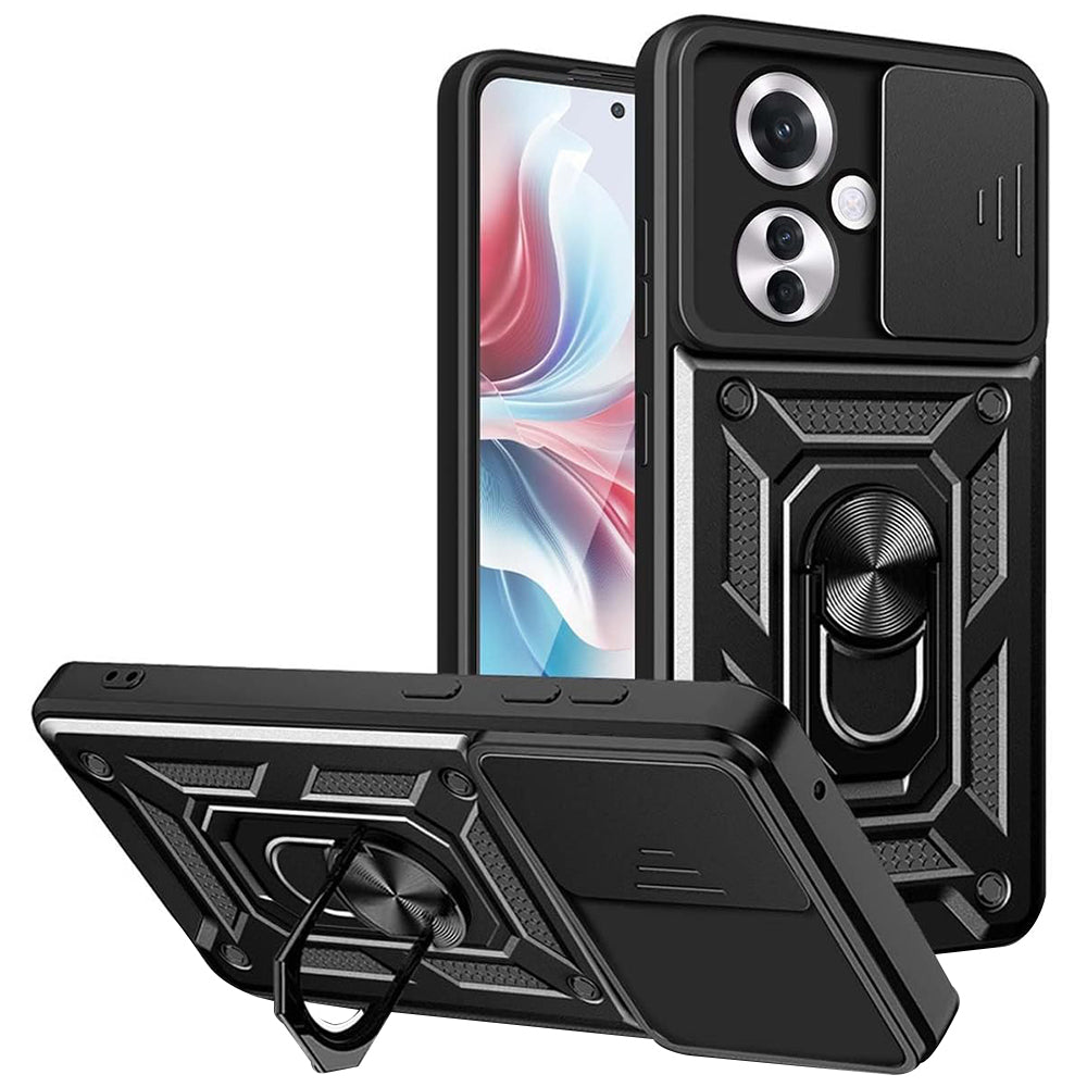 Futrola za Oppo Reno11 F, Techsuit, CamShield, Crna