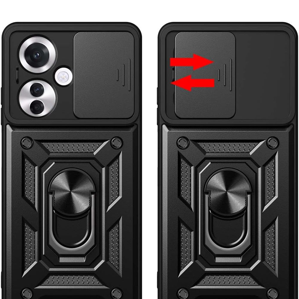 Futrola za Oppo Reno11 F, Techsuit, CamShield, Crna