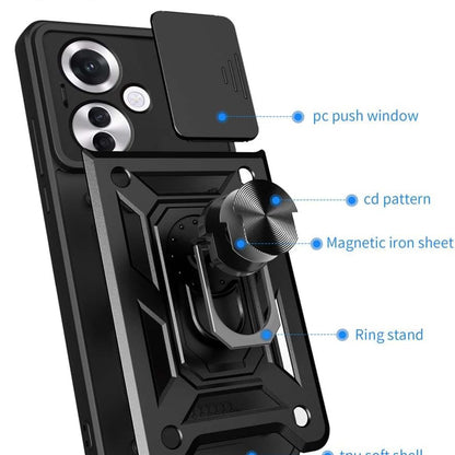 Futrola za Oppo Reno11 F, Techsuit, CamShield, Crna
