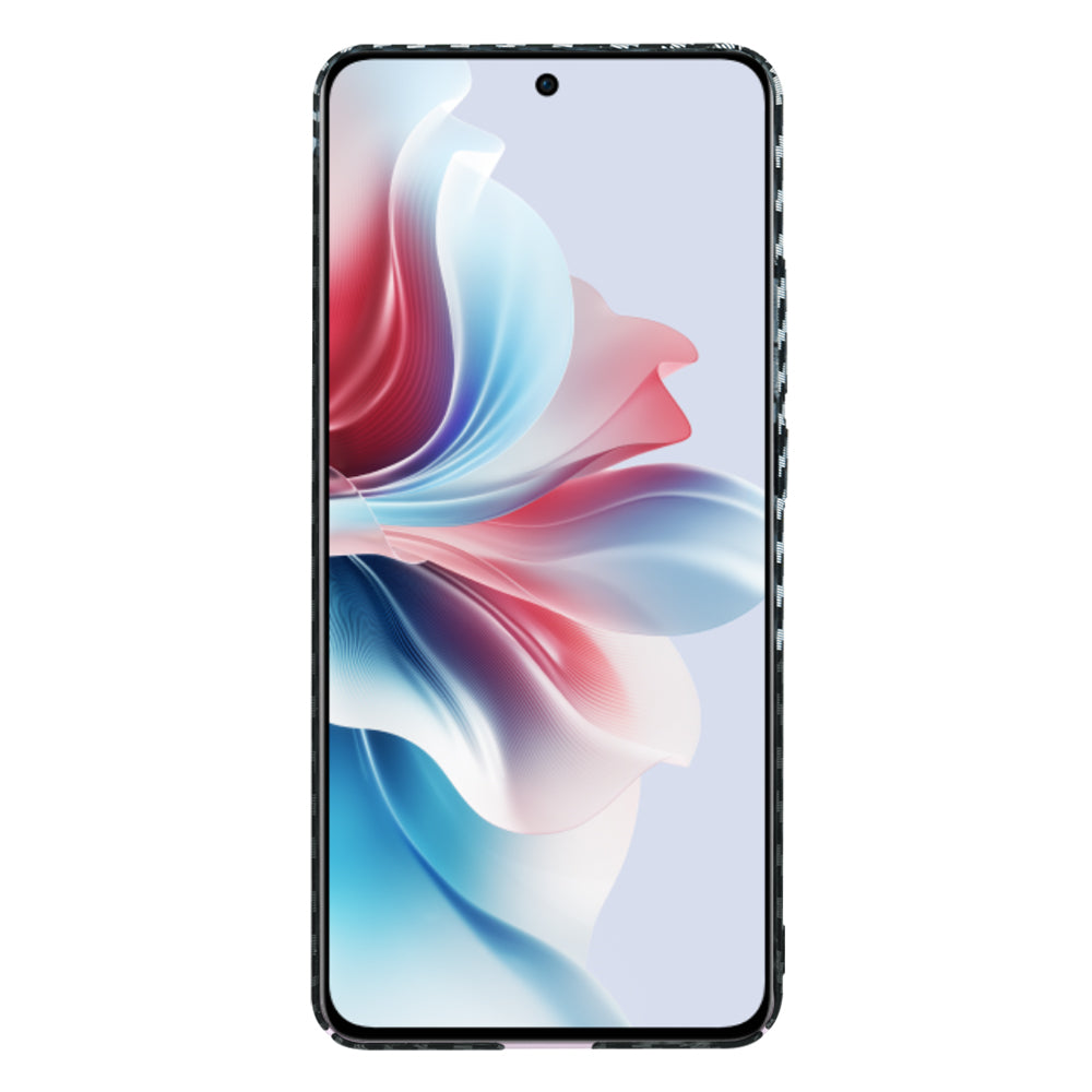 Futrola za Oppo Reno11 F, Techsuit, Carbonite FiberShell, Crno Siva