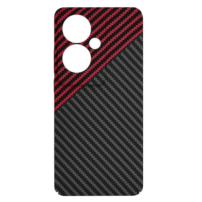 Futrola za Oppo Reno11 F, Techsuit, Carbonite FiberShell, Crno Crvena