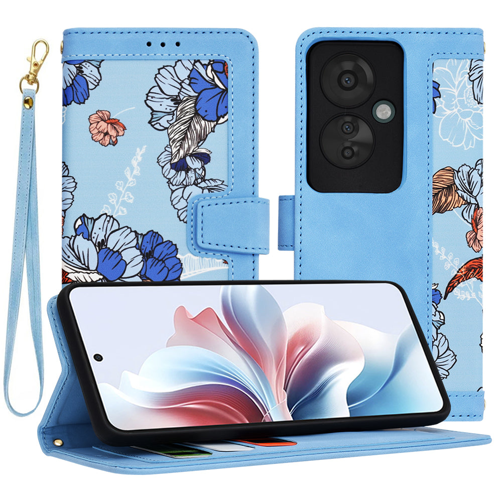 Futrola za Oppo Reno11 F, Techsuit, FlipCraft, Plava