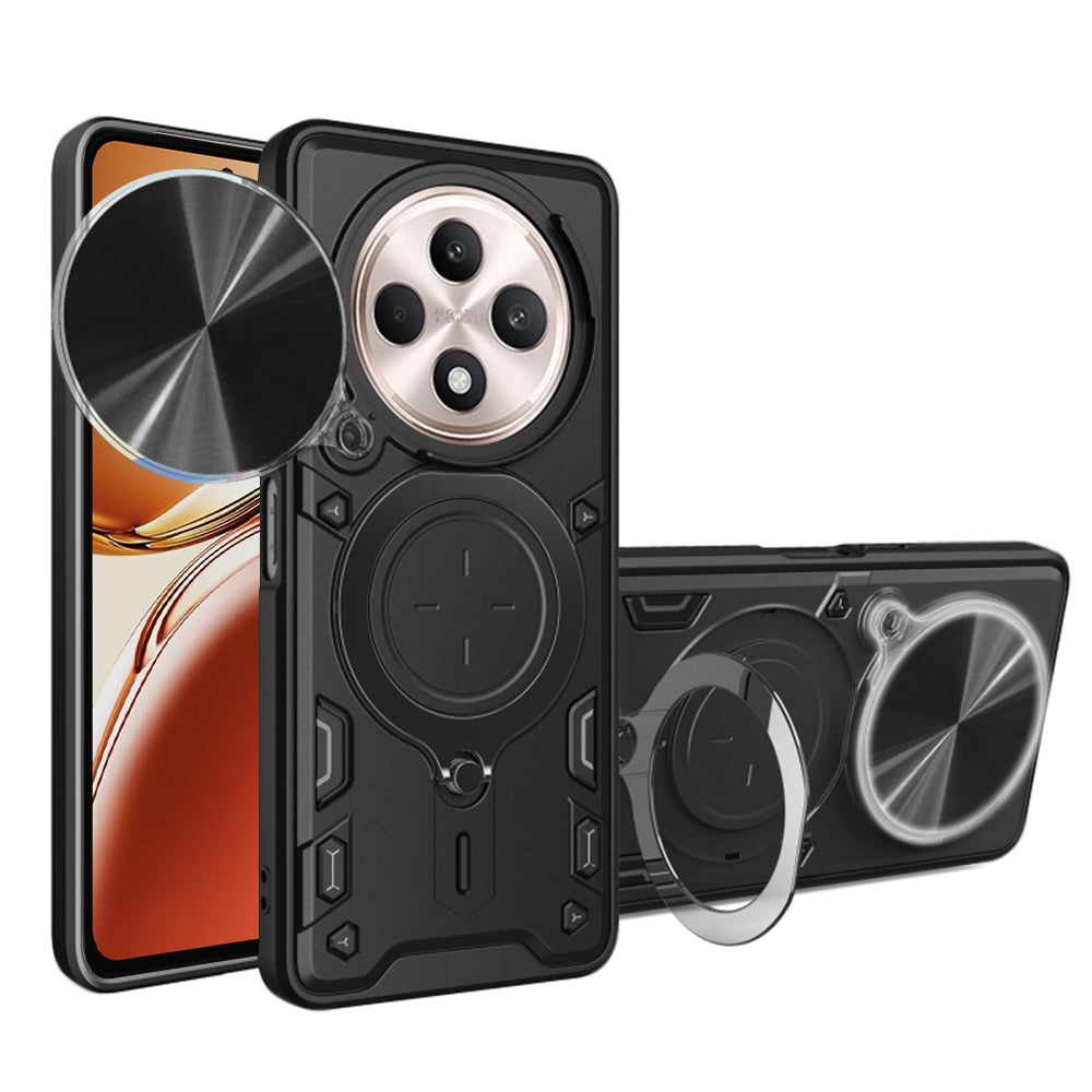 Futrola za Oppo Reno12 FS 5G / Reno12 FS 4G / Reno12 F 4G / Reno12 F, Techsuit, CamGuard Pro, Crna
