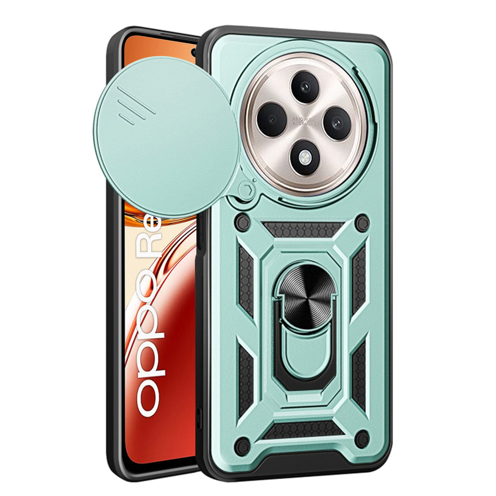 Futrola za Oppo Reno12 FS 5G / Reno12 FS 4G / Reno12 F 4G / Reno12 F, Techsuit, CamShield, Zelena