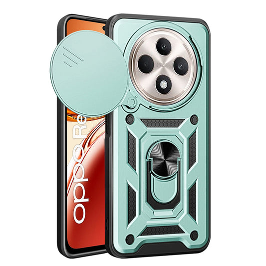 Futrola za Oppo Reno12 FS 5G / Reno12 FS 4G / Reno12 F 4G / Reno12 F, Techsuit, CamShield, Zelena