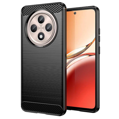 Futrola za Oppo Reno12 FS 5G / Reno12 FS 4G / Reno12 F 4G / Reno12 F, Techsuit, Karbon, Crna