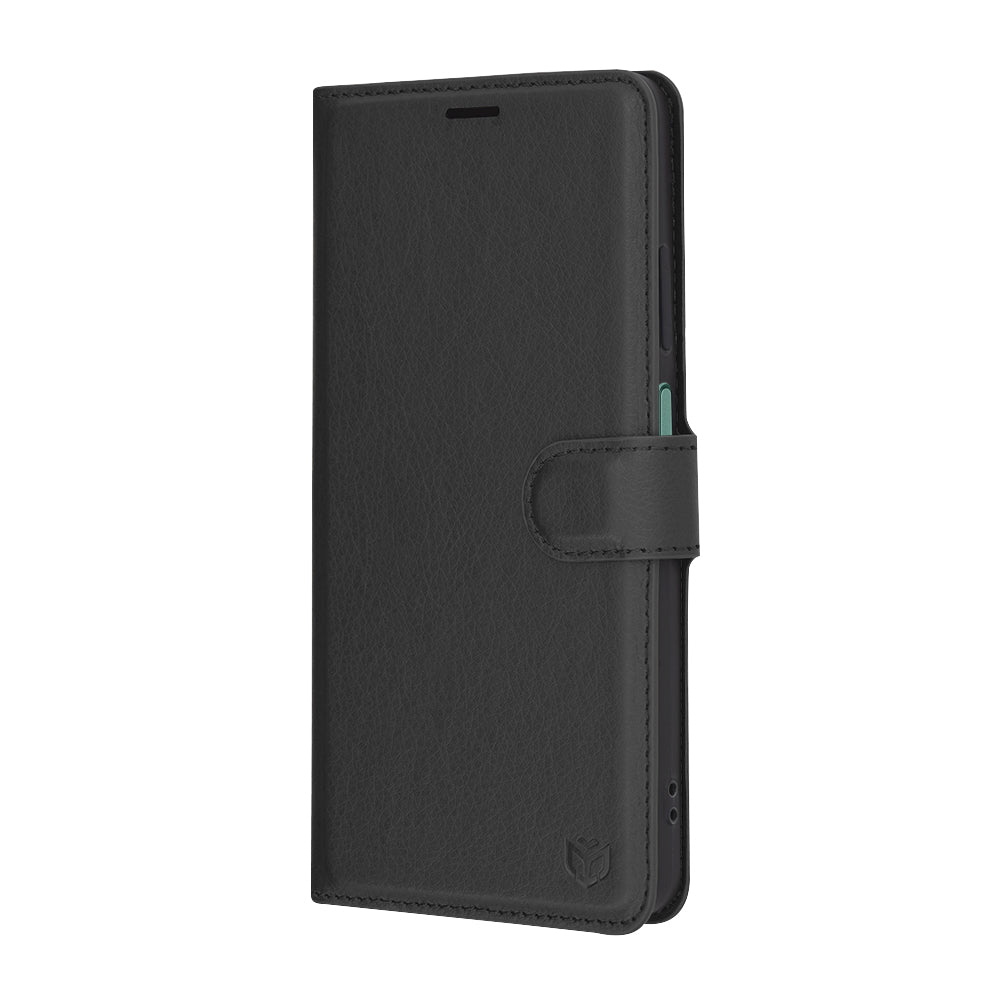 Futrola za Oppo Reno12 FS 5G / Reno12 FS 4G / Reno12 F 4G / Reno12 F, Techsuit, Leather Folio, Crna