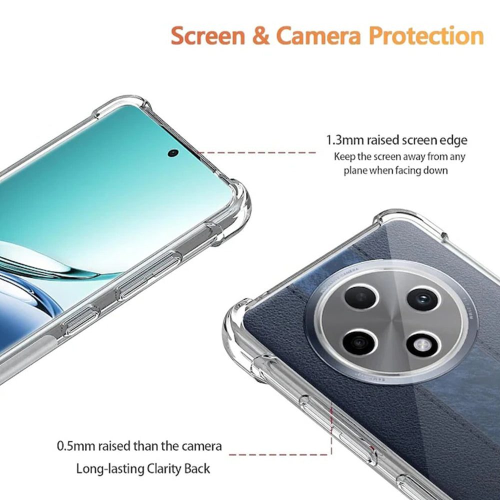 Futrola za Oppo Reno12 FS 5G / Reno12 FS 4G / Reno12 F 4G / Reno12 F, Techsuit, Shockproof Clear, Providna