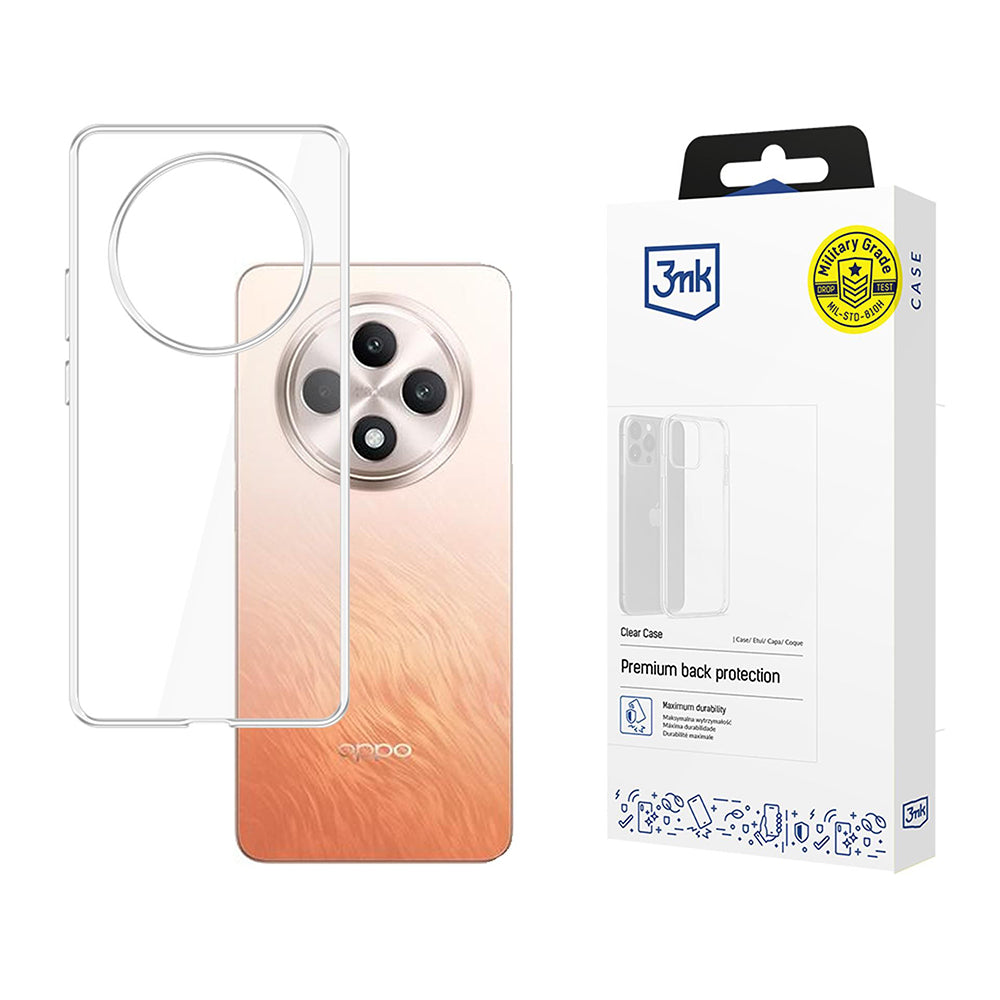 Futrola za Oppo Reno12 FS 5G / Reno12 FS 4G / Reno12 F 4G / Reno12 F, 3MK, Clear, Providna