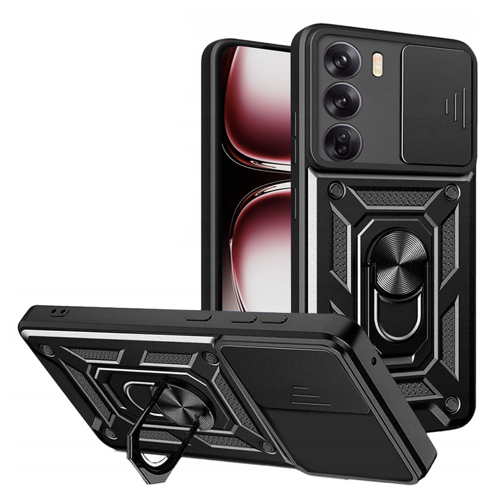 Futrola za Oppo Reno12 Pro, Techsuit, CamShield, Crna
