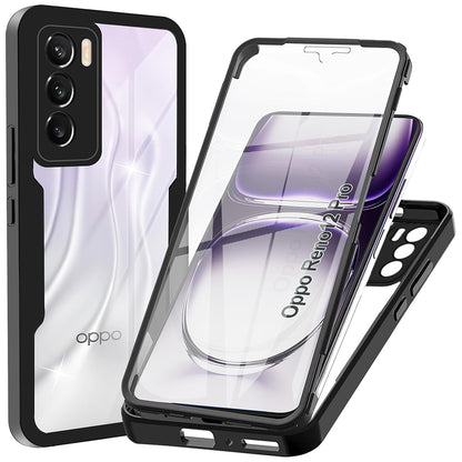 Futrola za Oppo Reno12 Pro, Techsuit, ColorVerse 360, Crna