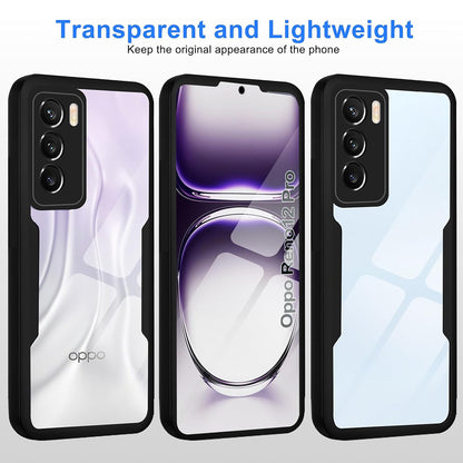 Futrola za Oppo Reno12 Pro, Techsuit, ColorVerse 360, Crna