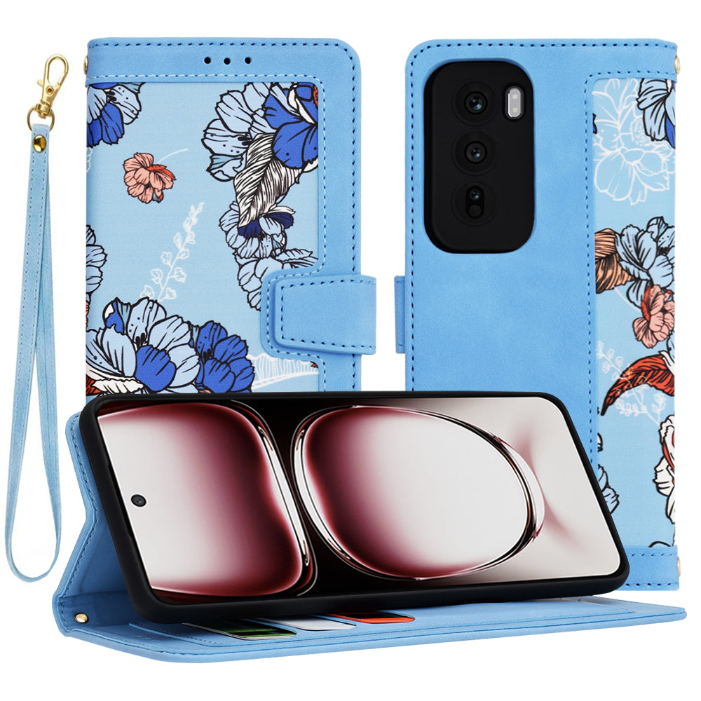 Futrola za Oppo Reno12 Pro, Techsuit, FlipCraft, Plava