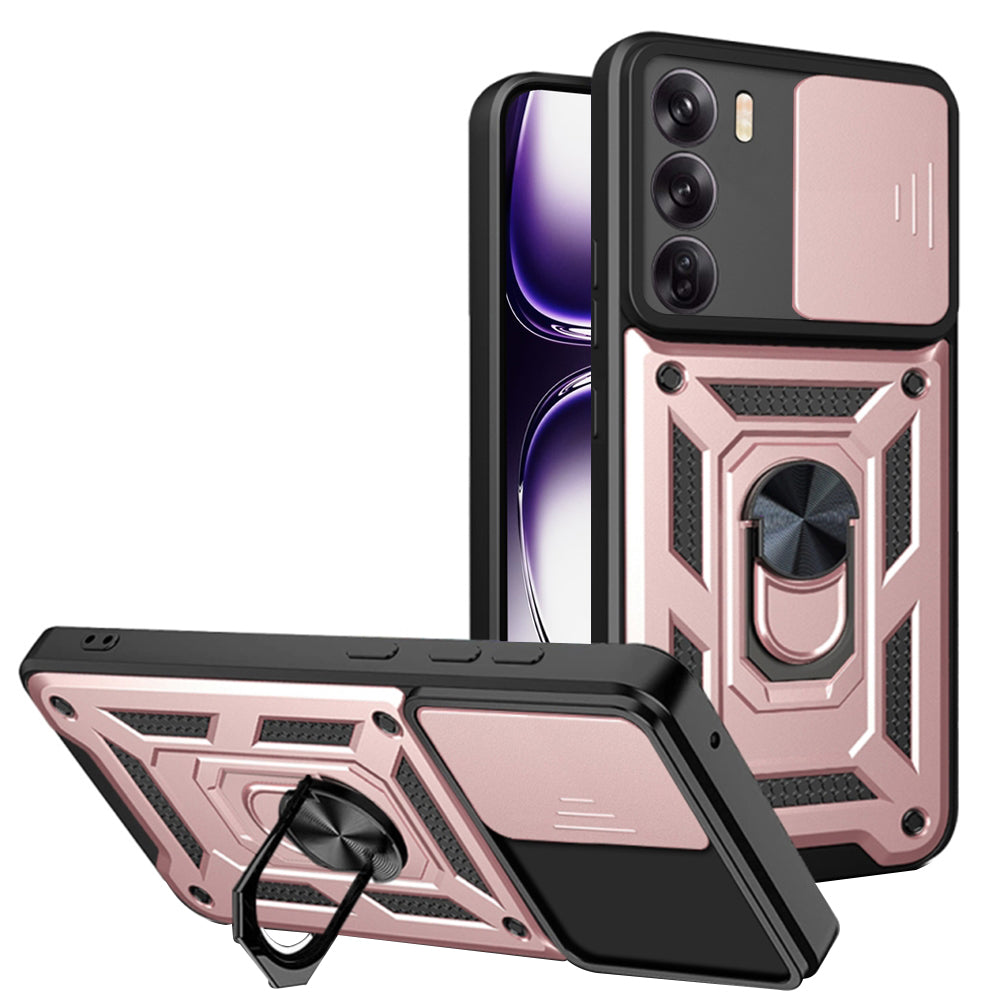 Futrola za Oppo Reno12, Techsuit, CamShield, Roze