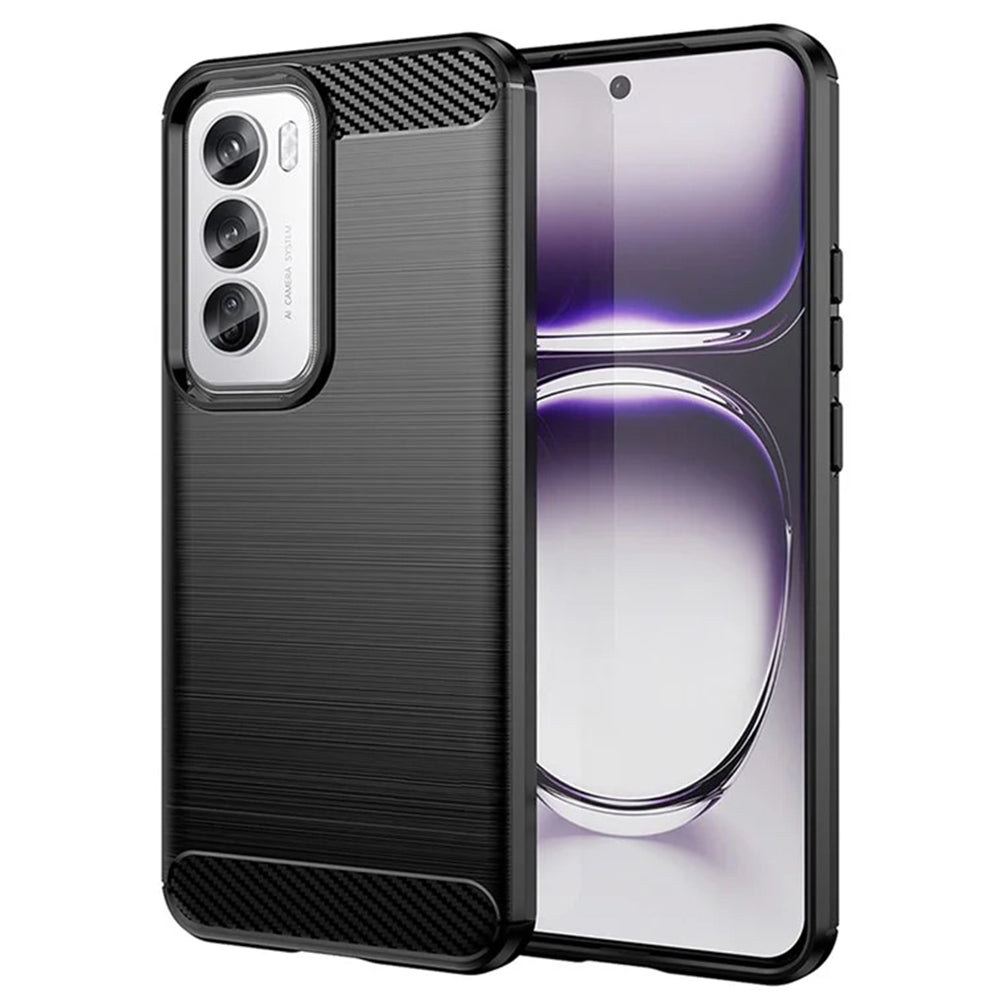 Futrola za Oppo Reno12, Techsuit, Karbon, Crna