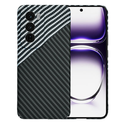 Futrola za Oppo Reno12, Techsuit, Carbonite FiberShell, Crno Siva