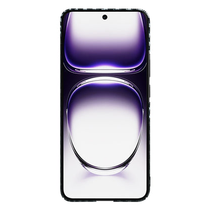 Futrola za Oppo Reno12, Techsuit, Carbonite FiberShell, Crno Siva