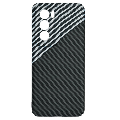 Futrola za Oppo Reno12, Techsuit, Carbonite FiberShell, Crno Siva