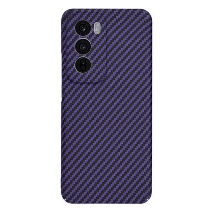 Futrola za Oppo Reno12, Techsuit, Carbonite FiberShell, Ljubičasta