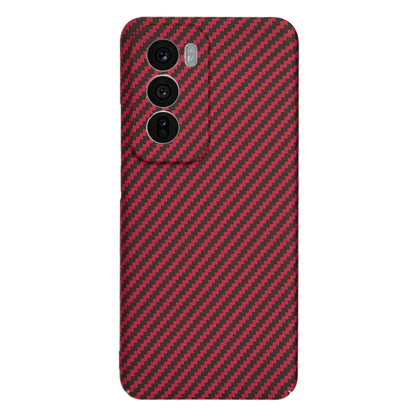 Futrola za Oppo Reno12, Techsuit, Carbonite FiberShell, Crvena