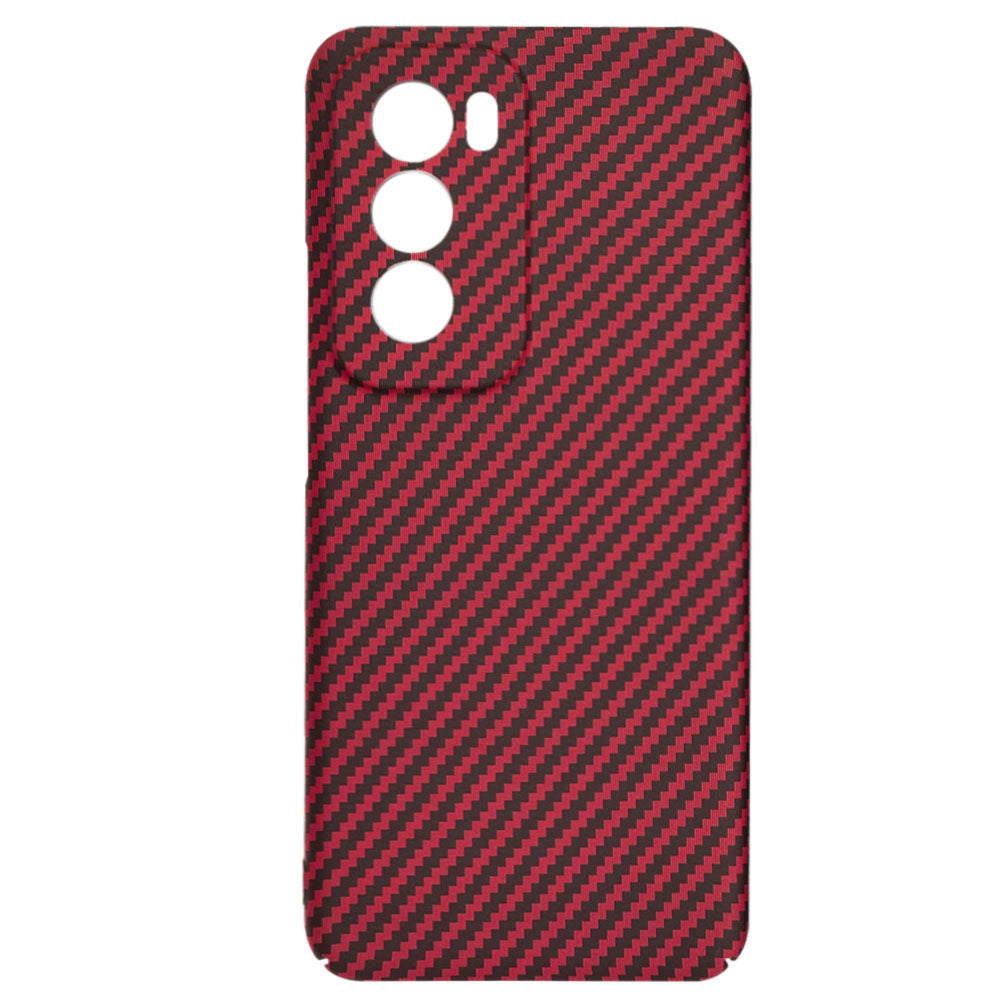 Futrola za Oppo Reno12, Techsuit, Carbonite FiberShell, Crvena