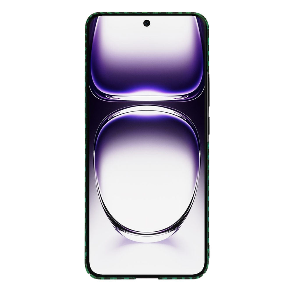 Futrola za Oppo Reno12, Techsuit, Carbonite FiberShell, Zelena