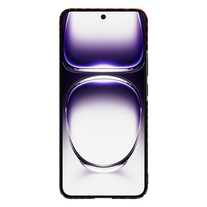 Futrola za Oppo Reno12, Techsuit, Carbonite FiberShell, Crno Crvena