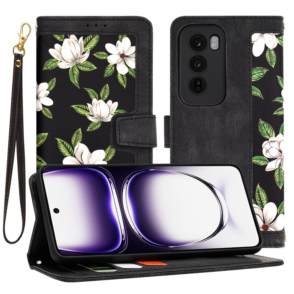 Futrola za Oppo Reno12, Techsuit, FlipCraft, Crna