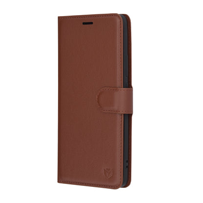 Futrola za Oppo Reno12, Techsuit, Leather Folio, Braon