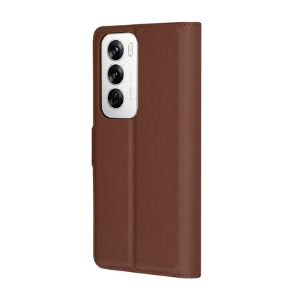 Futrola za Oppo Reno12, Techsuit, Leather Folio, Braon