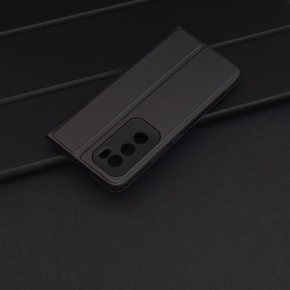 Futrola za Oppo Reno12, Techsuit, Magskin Book, Crna