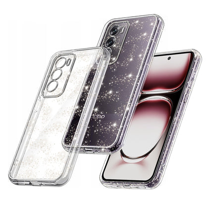 Futrola za Oppo Reno12, Techsuit, SparkleSkin, Transparentna