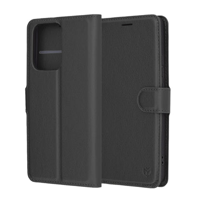 Futrola za Oppo Reno13 FS 5G / Reno13 F 4G / Reno13 F, Techsuit, Leather Folio, Crna