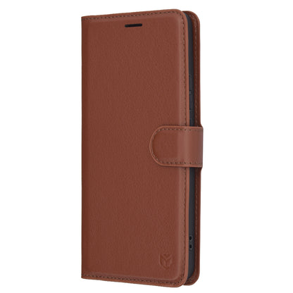 Futrola za Oppo Reno13 FS 5G / Reno13 F 4G / Reno13 F, Techsuit, Kožna Folio, Braon