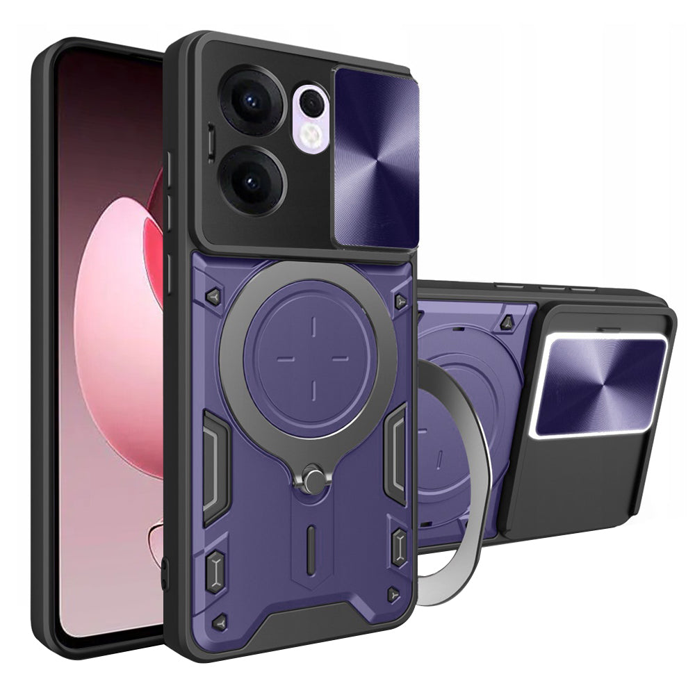 Futrola za Oppo Reno13 FS 5G / Reno13 F 4G / Reno13 F, Techsuit, CamGuard Pro, Ljubičasta