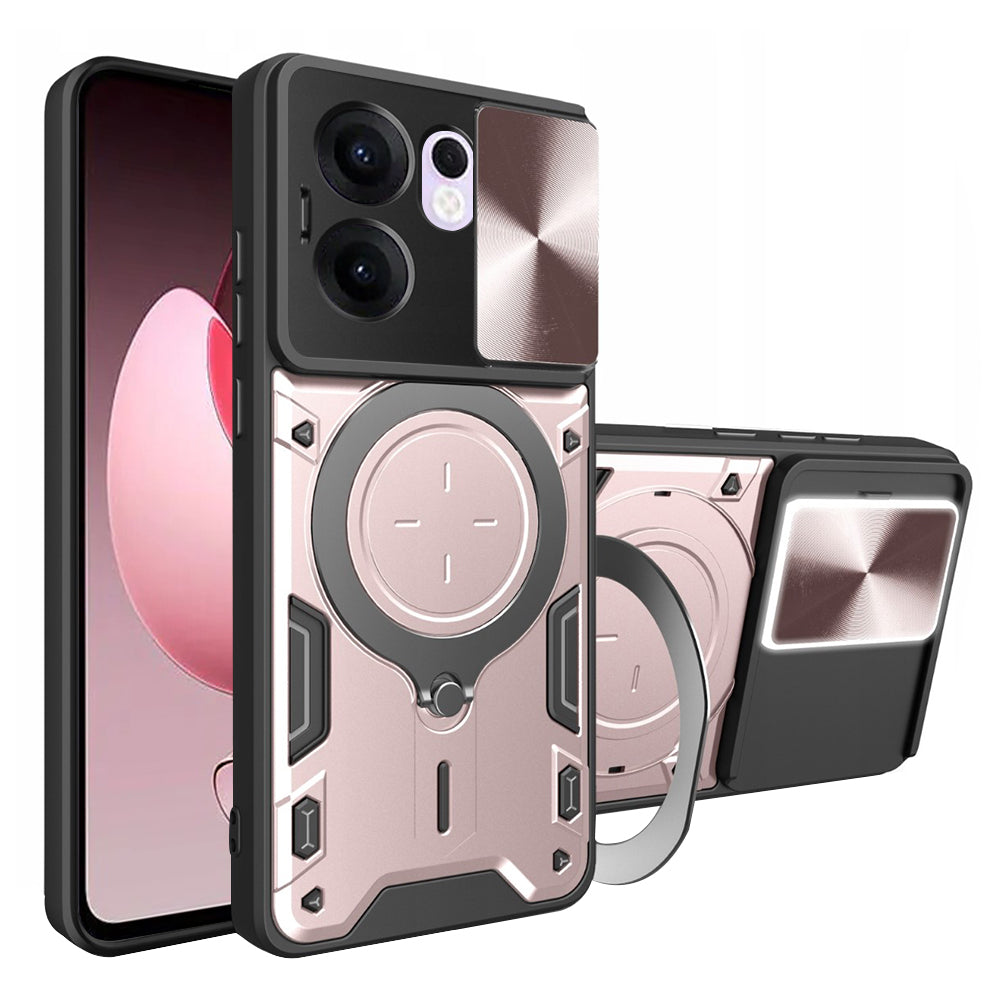 Futrola za Oppo Reno13 FS 5G / Reno13 F 4G / Reno13 F, Techsuit, CamGuard Pro, Roze Zlato