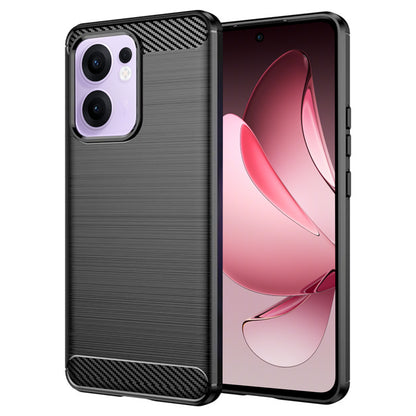 Futrola za Oppo Reno13 FS 5G / Reno13 F 4G / Reno13 F, Techsuit, Karbon, Crna
