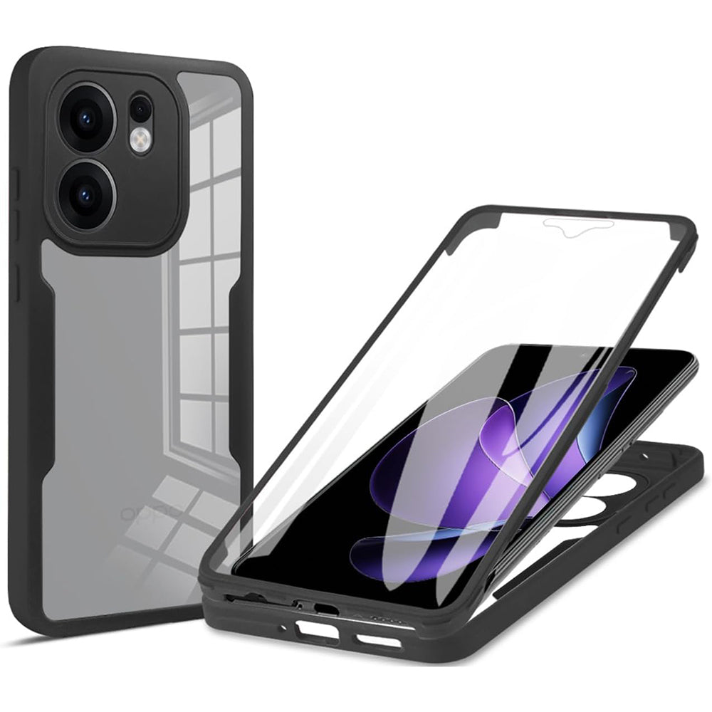 Futrola za Oppo Reno13 FS 5G / Reno13 F 4G / Reno13 F, Techsuit, ColorVerse 360, Crna