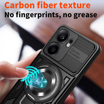 Futrola za Oppo Reno13 FS 5G / Reno13 F 4G / Reno13 F, Techsuit, RuggedCam, Ljubičasta