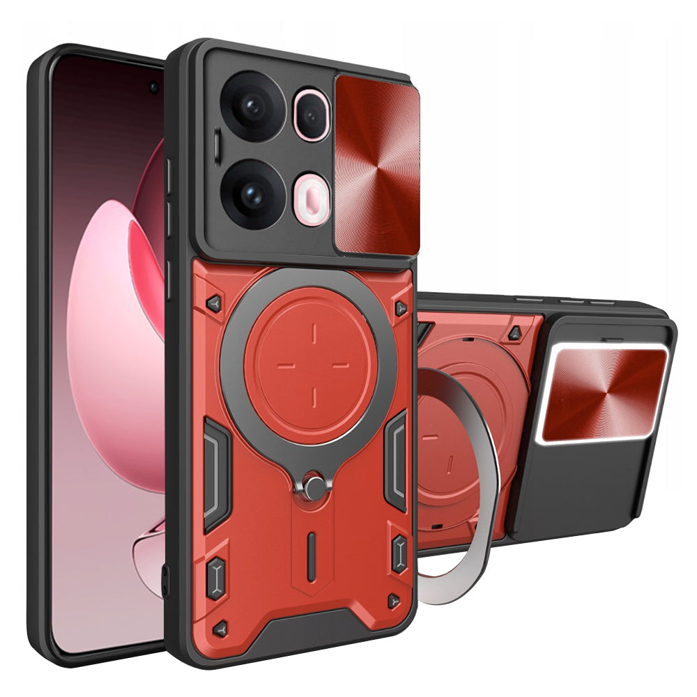 Futrola za Oppo Reno13 Pro, Techsuit, CamGuard Pro, Crvena